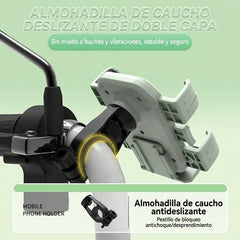 Soporte universal para teléfono para motocicletas, bicicletas eléctricas y bicicletas.
