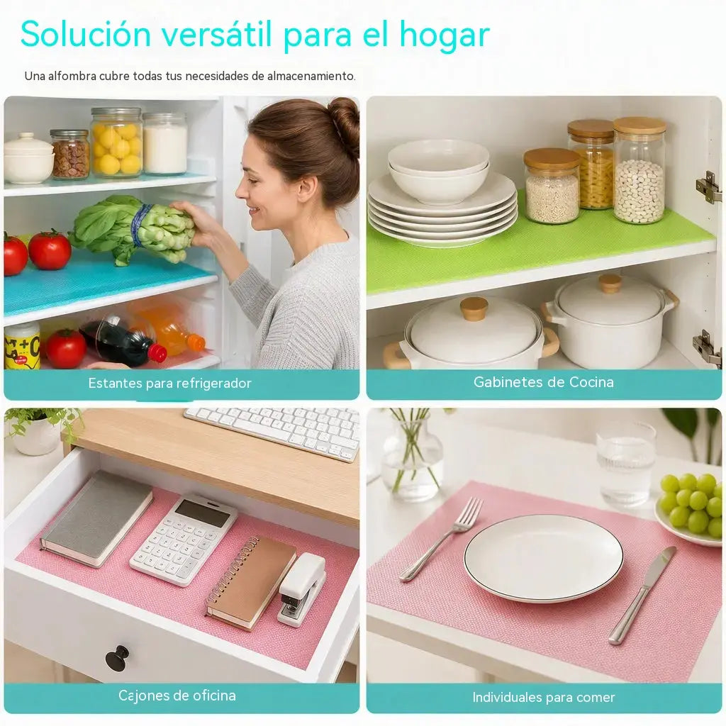 8 piezas 🧊🛡️ Protectores impermeables para estantes de refrigerador — Antideslizantes, fáciles de limpiar y aptos para contacto con alimentos — Mantén los estantes ordenados y frescos ✨