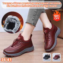 🎁【Oferta especial】🔥【35-41】 2025 otoño e invierno nuevos zapatos deportivos y casuales botas de algodón antideslizantes con suela suave