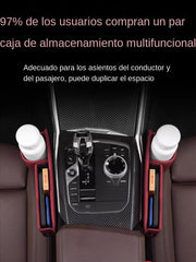 🚗🚗Caja de almacenamiento multifuncional para el espacio entre los asientos del coche con portavasos