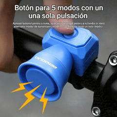 🔔2 unidades a 28 euros⚡ Claxon Eléctrico para Bicicleta 120 dB – Recargable por Tipo‑C, Impermeable IP4, Campana de Seguridad para MTB y Plegable 🚲💨
