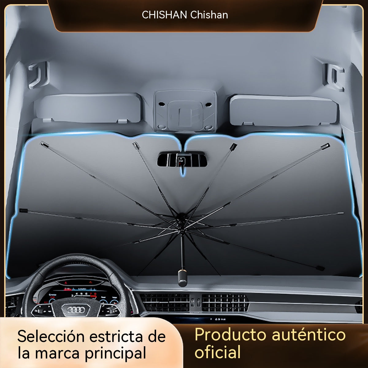 🚗【140*80cm】Parasol para coche y sombrilla aislante del calor