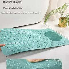 🔥🚿 【36.5*69cm】Alfombrilla de masaje antideslizante para baño con ventosa
