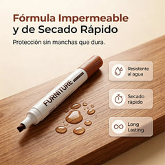 ✨【¡Compra 1 y llévate 1 gratis!】🖌️Lápiz Retocador de Muebles y Madera – Repara Rayones, Bordes y Desgastes al Instante🛠️