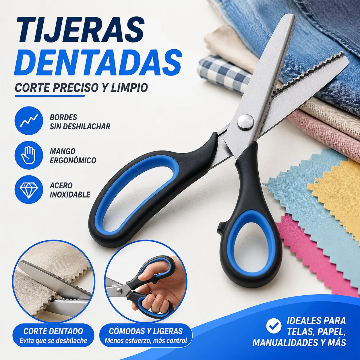 ✂️✨ Tijeras de costura y encaje DIY 🧵💖 Corte preciso y fácil en todo momento, ayudándote a crear tus propias obras maestras 🎀🌟