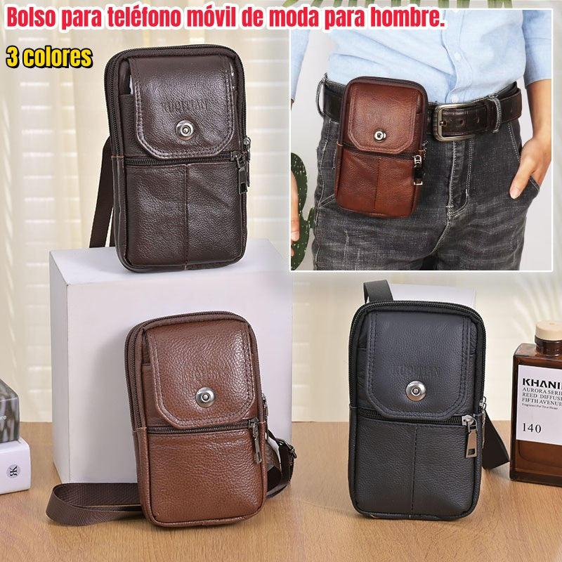 🎁Nueva mochila de cuero vintage para hombre, seleccionada la primera capa de cuero de vaca, resistente al desgaste y al agua.