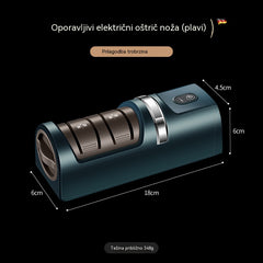 ⏳ Popust od 40% na ograničeno vrijeme! 🔪 Višenamjenski bežični električni oštrač za noževe, punjiv ✨