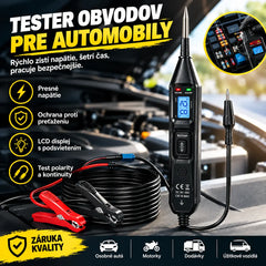 Multifunkčná automobilová testovacia ceruzka s LCD displejom, tester obvodov 6-36V.