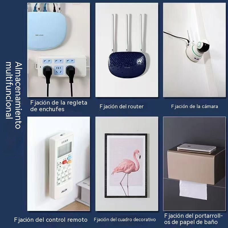 【30 pares】Clip sin taladrar, gancho adhesivo impermeable, gancho transparente