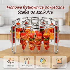 ✨Grill ze stali nierdzewnej do kebabów🍢
