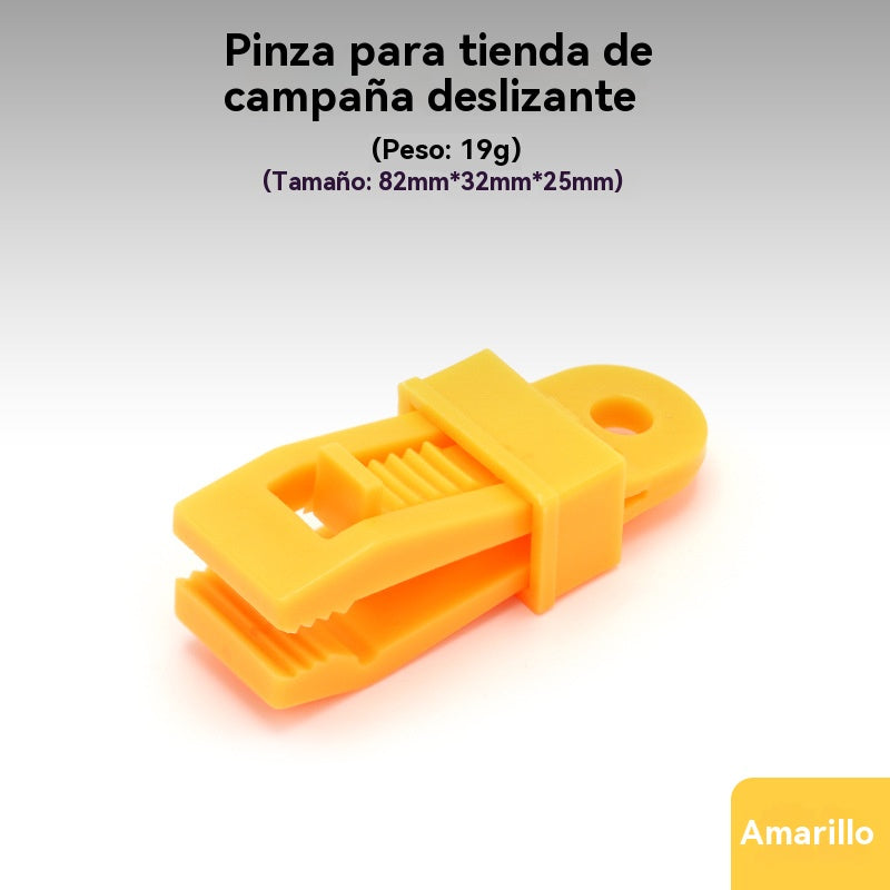 🔥【20 piezas】Clip de cuerda fijo multifuncional a prueba de viento