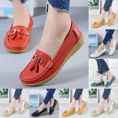 😍🔥【35-44】 Zapatos de cuero para mujer de moda primavera-verano 2025 nuevos