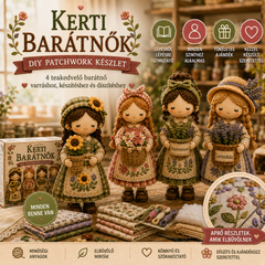 🎁Utolsó nap: Élvezd a 49% kedvezményt! 🧵 Miniatűr patchwork készlet a Miniature World sorozatból.