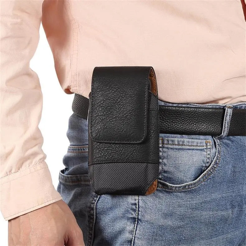 🔥 Funda para Móvil con Clip para Cinturón – Cierre Magnético, Resistente y con Ranura para Tarjetas