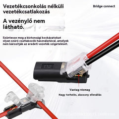 🥳 50% kedvezmény! ⏰ 【1000 darab raktáron】Csupaszodásmentes csatlakozó, reteszelő csattal, biztonságos zárással és csúszásgátlóval ⚡️