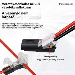🥳 50% kedvezmény! ⏰ 【1000 darab raktáron】Csupaszodásmentes csatlakozó, reteszelő csattal, biztonságos zárással és csúszásgátlóval ⚡️