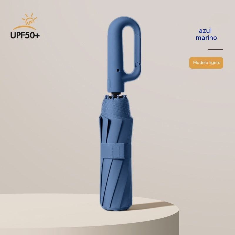 🔥【Oferta especial por tiempo limitado】🔥Paraguas portátil con mango de anilla