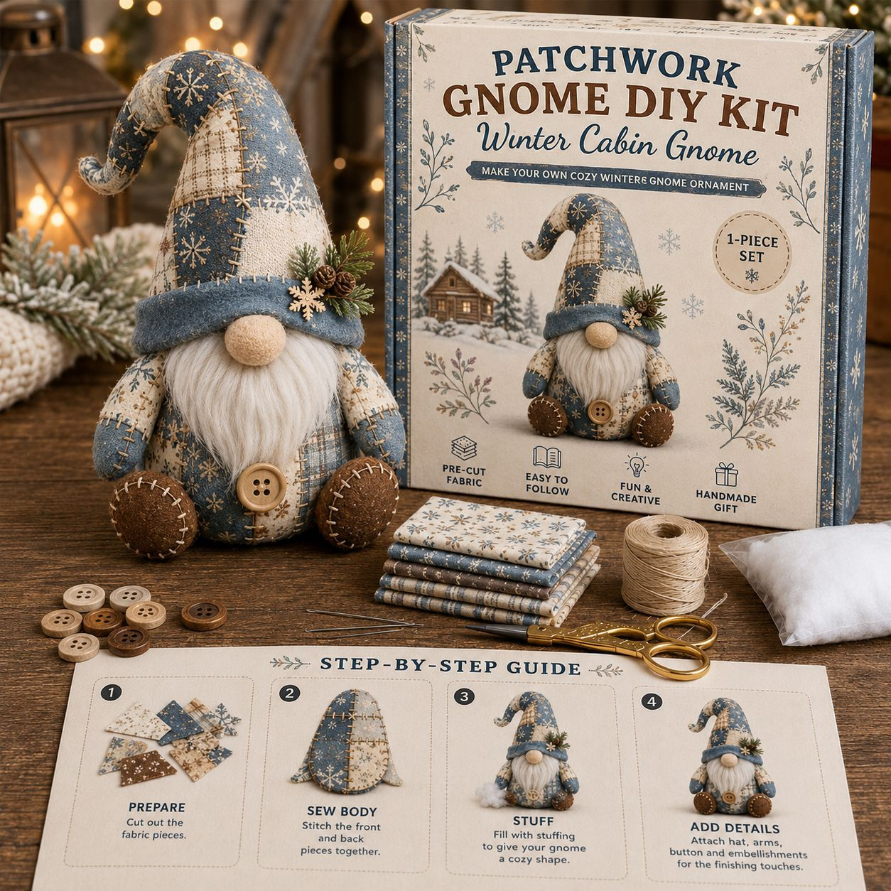 😄💖Kit de animales de patchwork para hacer tú mismo