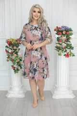 【S-5XL】💥Nuevo vestido de gasa estampado.