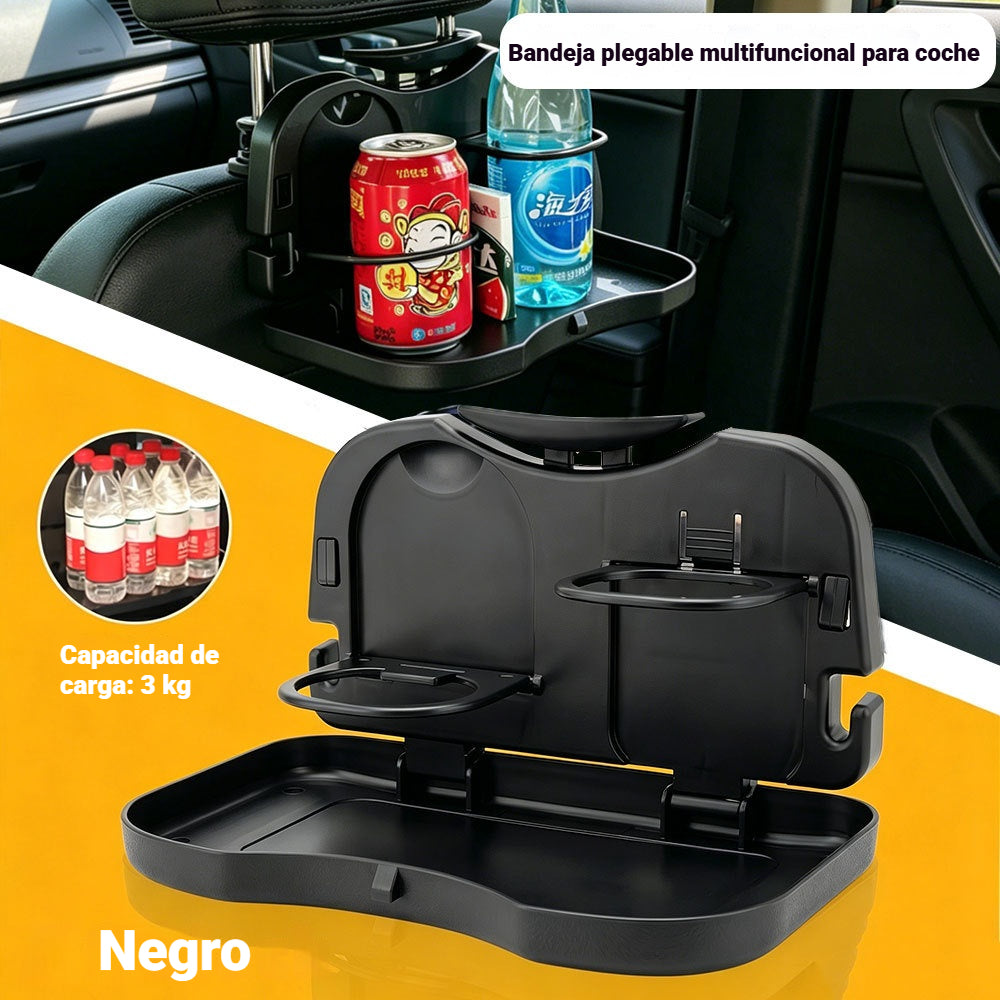 🚗Mesa de comedor pequeña para coche, mesa plegable con función de almacenamiento.