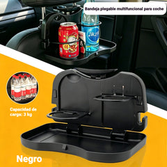 🚗Mesa de comedor pequeña para coche, mesa plegable con función de almacenamiento.