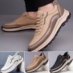 🔥🔥😎 [39-45] Zapatillas deportivas fabricadas en piel resistente al agua y a la suciedad, con suelas suaves para máxima comodidad.