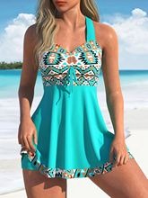 🏖️👙🌴【S-6XL】Traje de baño estampado de moda de talla grande