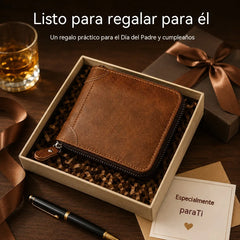 💼✨ ¡Último día! Cartera retro con cremallera