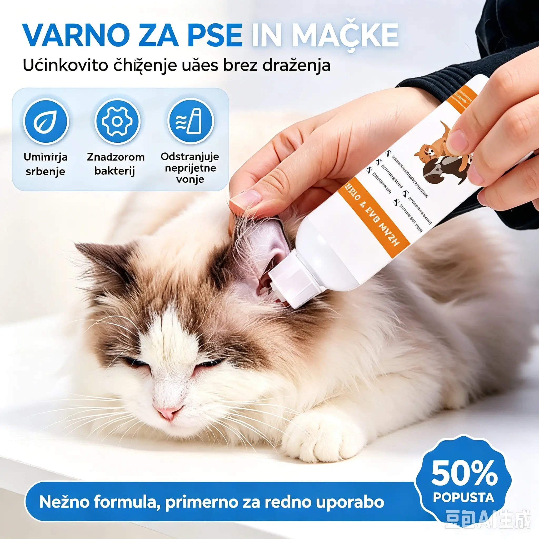 🎉Kupite 1, dobite 1 gratis🎉Čistilo za ušesa za pse in mačke