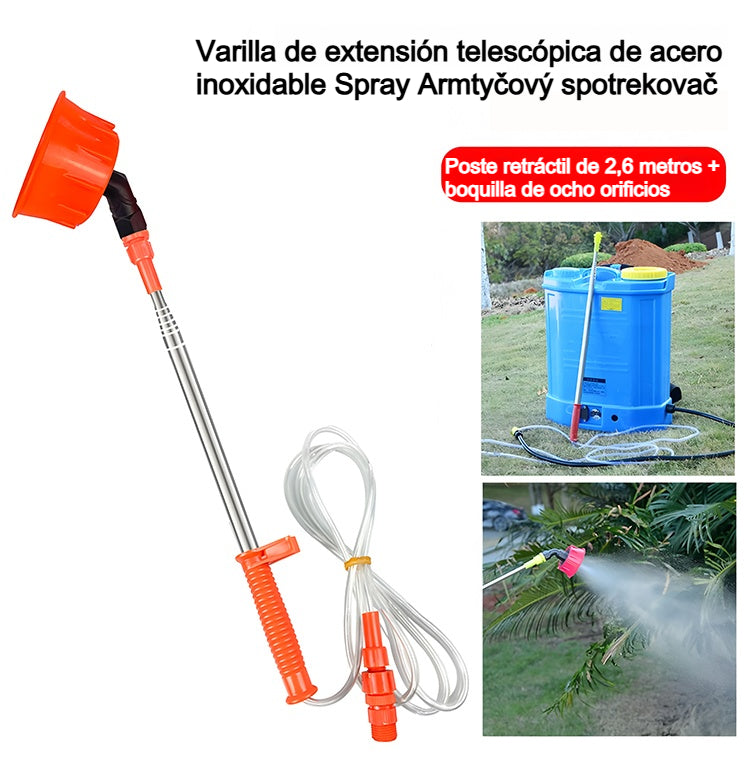 【Brazo Telescópico + Boquilla】 Varilla de extensión telescópica de acero inoxidable Spray Armtyčový spotrekovač
