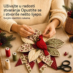 🎇🎄Set za šivanje prošivenih božićnih ukrasa za vrata (7 dizajna)