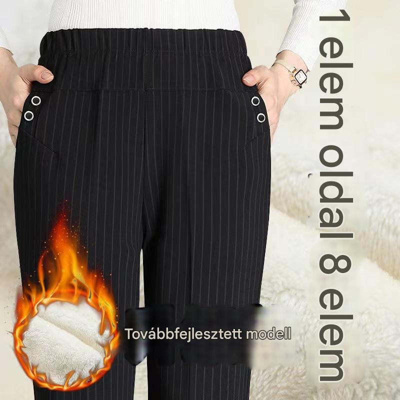 🏆🔥【45-90 kg】Nuevos pantalones rectos de talle alto para mujer, la elección perfecta para otoño e invierno