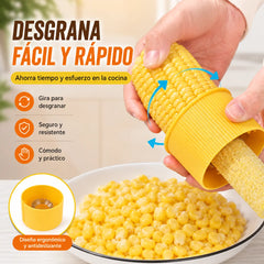🔥3 piezas🌽Elimina los granos de maíz en segundos✨ Fabricado con cuchillas de acero inoxidable y mango antideslizante, no requiere electricidad.
