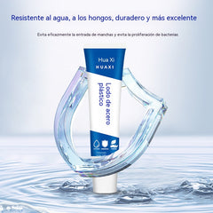 ✨【Compra uno y llévate otro gratis】Sellador cerámico blanco, impermeable y resistente al moho, utilizado para sellar los bordes de fregaderos de cocina, baño e inodoro.