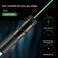 Puntero láser mecánico verde para posicionamiento y marcado de ángulos rectos, nivel láser de cruz