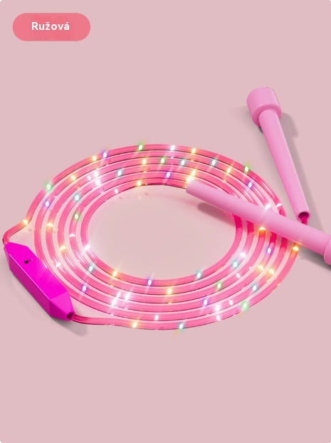 🏃🌈 Cuerda para saltar con luz LED para niños
