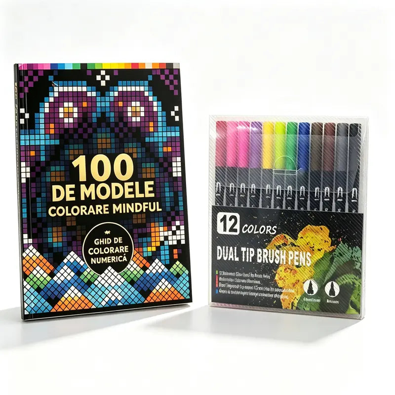 🎨 Libro para Colorear por Números | 100 Misterios para Relajarte y Desconectar 🧩