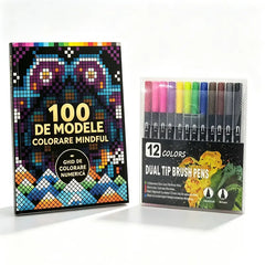 🎨 Libro para Colorear por Números | 100 Misterios para Relajarte y Desconectar 🧩