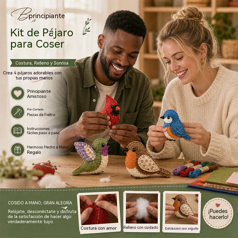 Kit de costura para hacer tú mismo🧵¡Desconéctate, relájate y crea tu propio amigo de bolsillo! ✨🧸