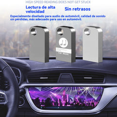 🚗🎵🎵【 32G】 【Unidad flash USB de música】contiene 3000 canciones, 200 MV y efectos de sonido 6D