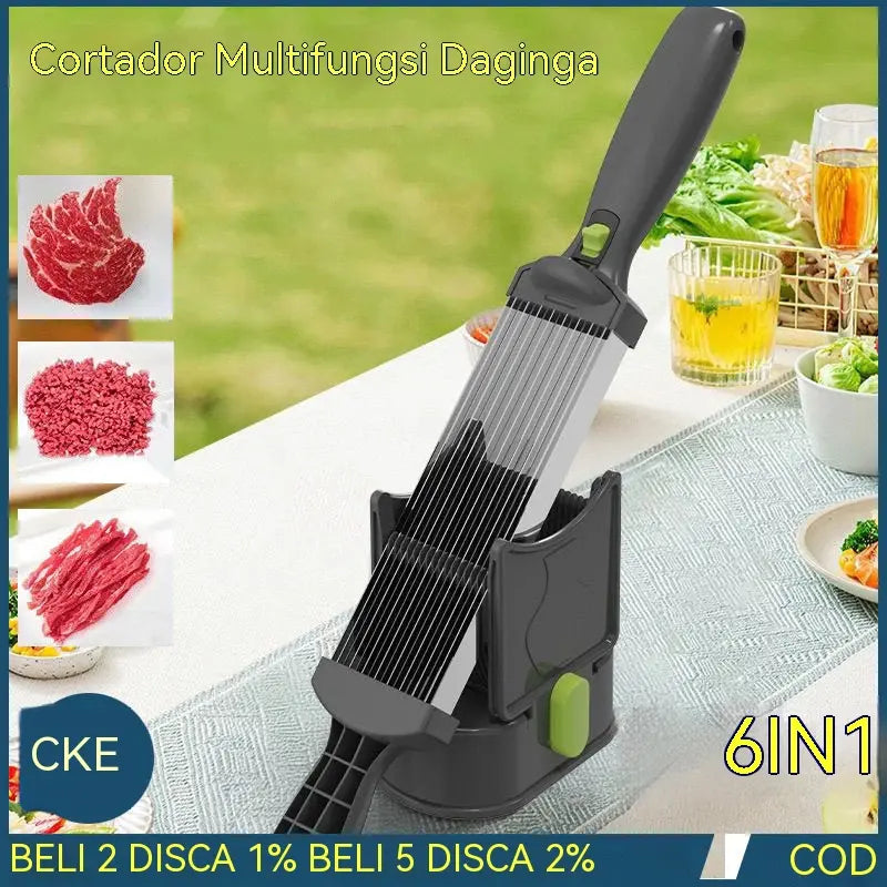 Cortadora de carne fresca, cortadora de carne de acero inoxidable, herramienta para cortar carne rápidamente