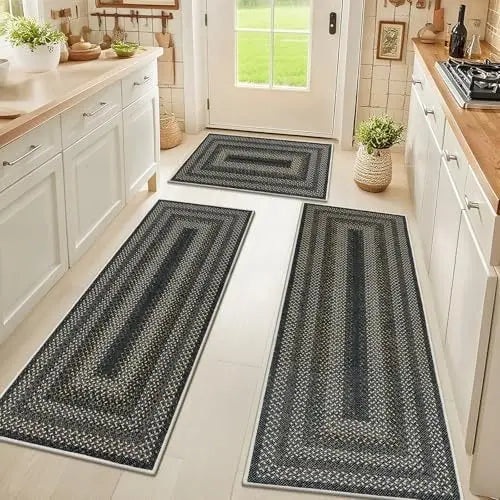 📢📢¡40% de descuento por tiempo limitado! 【40*60+40*120cm】⏰Elegante alfombra tejida para pasillo