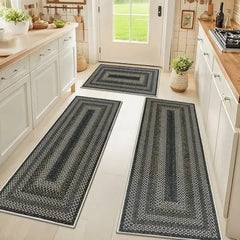 📢📢¡40% de descuento por tiempo limitado! 【40*60+40*120cm】⏰Elegante alfombra tejida para pasillo