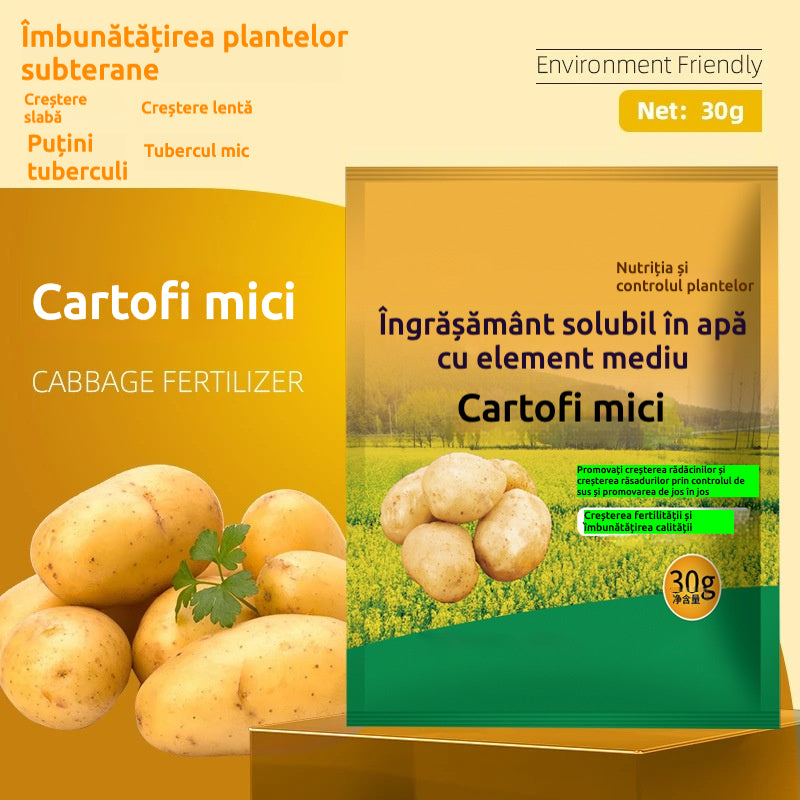 🔥【Compre 10 y obtenga 10 gratis】 Fertilizante foliar soluble "Patata Mágica"｜Para patatas, cacahuetes, batatas, rábanos, taro y cebollas – estimula las raíces y aumenta la producción