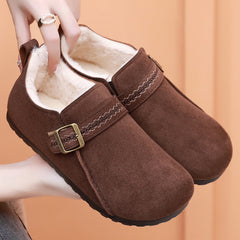 Zapatos de algodón cómodos y cálidos para el invierno de 2025