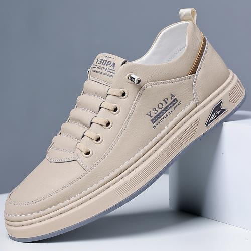 【39-44】2025 zapatos planos de negocios para hombre de cuero genuino transpirable