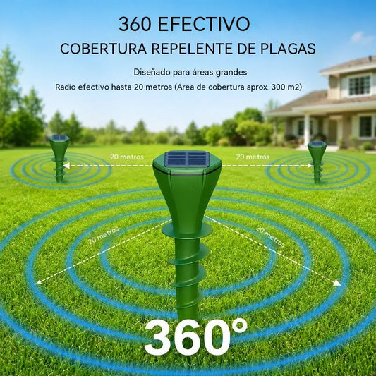 ☘️Producto en oferta - 50% de descuento ☘️ Repelente de animales solar e impermeable