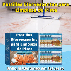 ✨【Compra uno y llévate otro gratis】Pastillas efervescentes para limpiar suelos: eliminan manchas, incrustaciones, dan brillo y abrillantan.