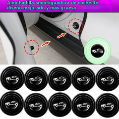 🔥🔥【Compre 20 y obtenga 20 gratis】Almohadillas universales amortiguadoras para puertas de coche, almohadillas elásticas de silicona anticolisión.