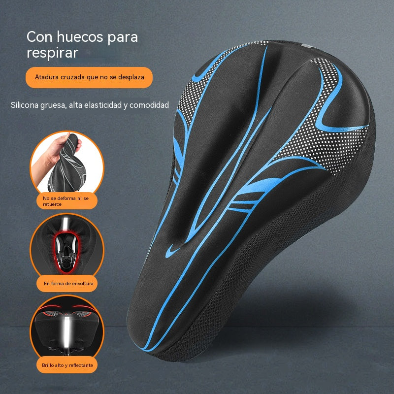 🔥 ¡Último día, 50% de descuento! 🚴‍♂️ Funda de sillín de bicicleta de silicona engrosada: Máxima comodidad y protección integral.